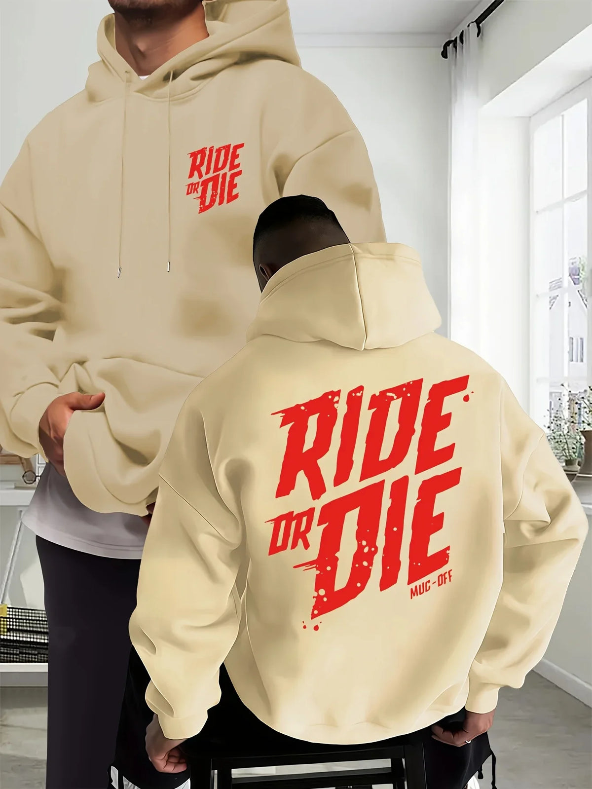 Biker Hoodie Casual