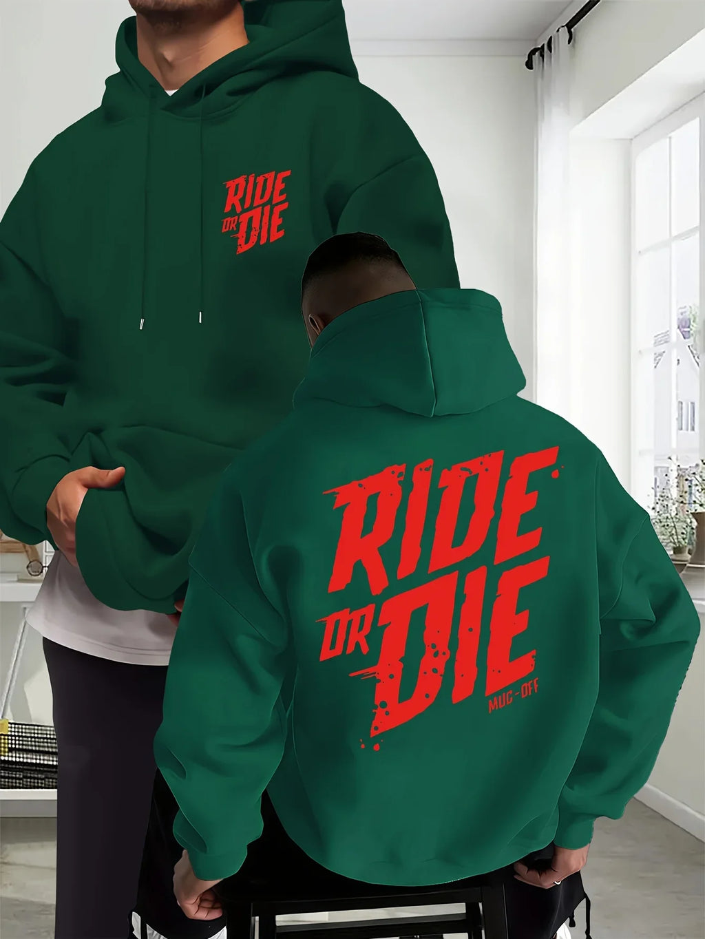 Biker Hoodie Casual