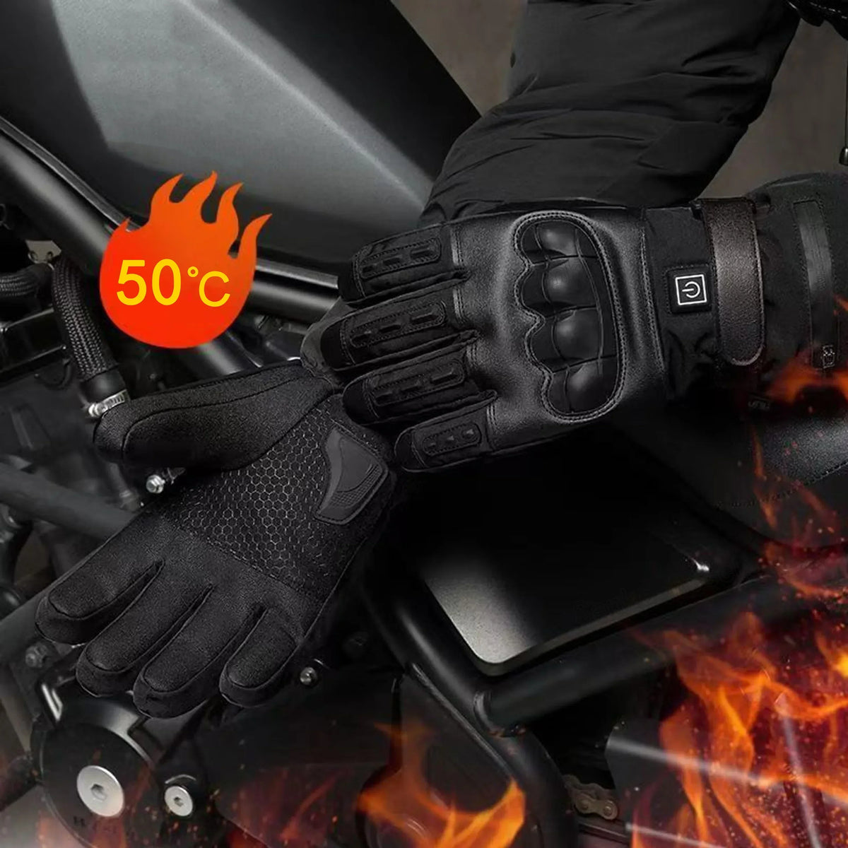 Heated Motorcycle Gloves