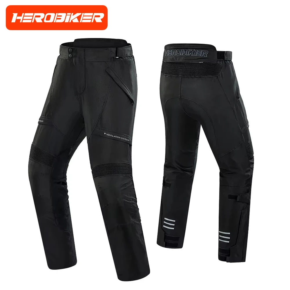 Motorcycle Riding Trousers with Protective Gear