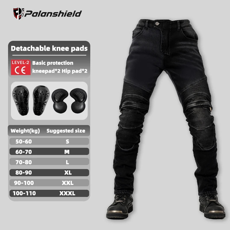 Winter Motorcycle Pants with Protective Gear