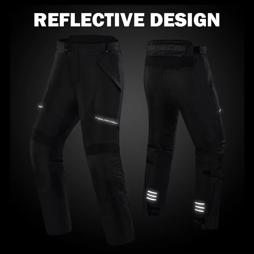Motorcycle Riding Trousers with Protective Gear