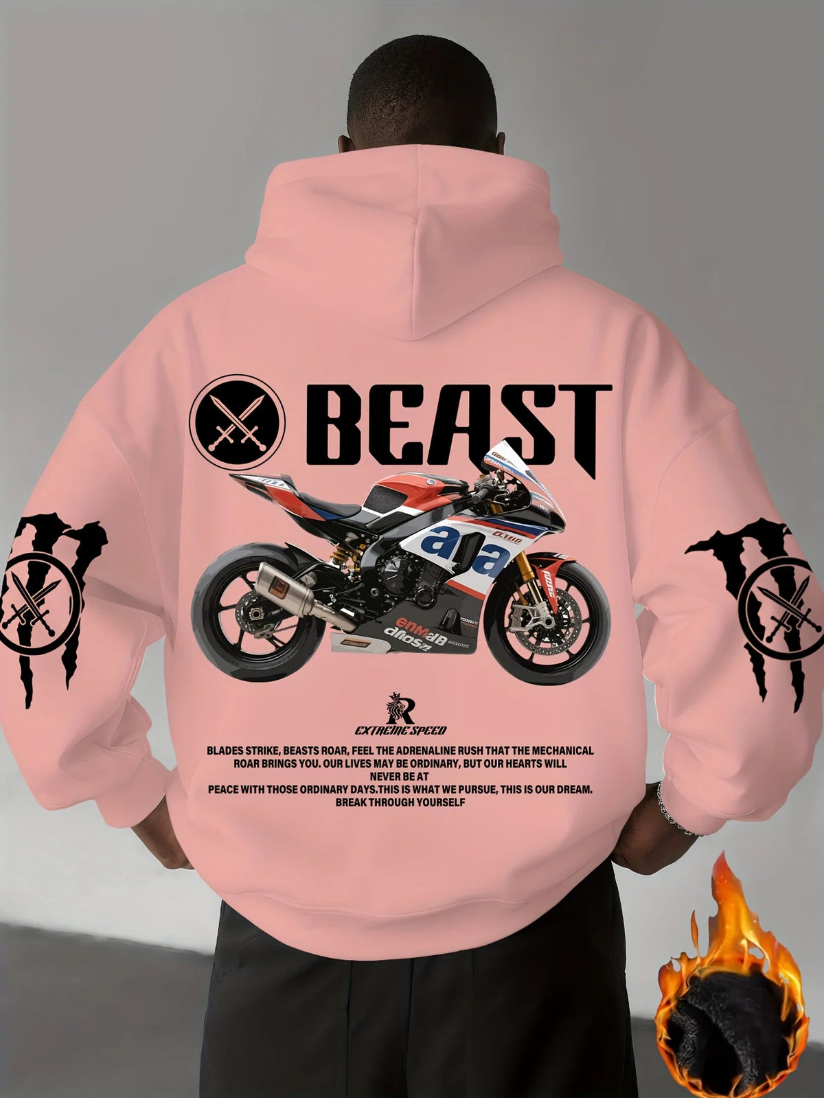 Beast Racing Motorcycle Hoodie