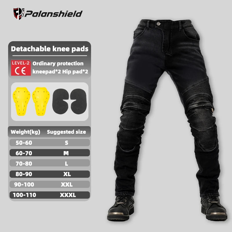 Winter Motorcycle Pants with Protective Gear