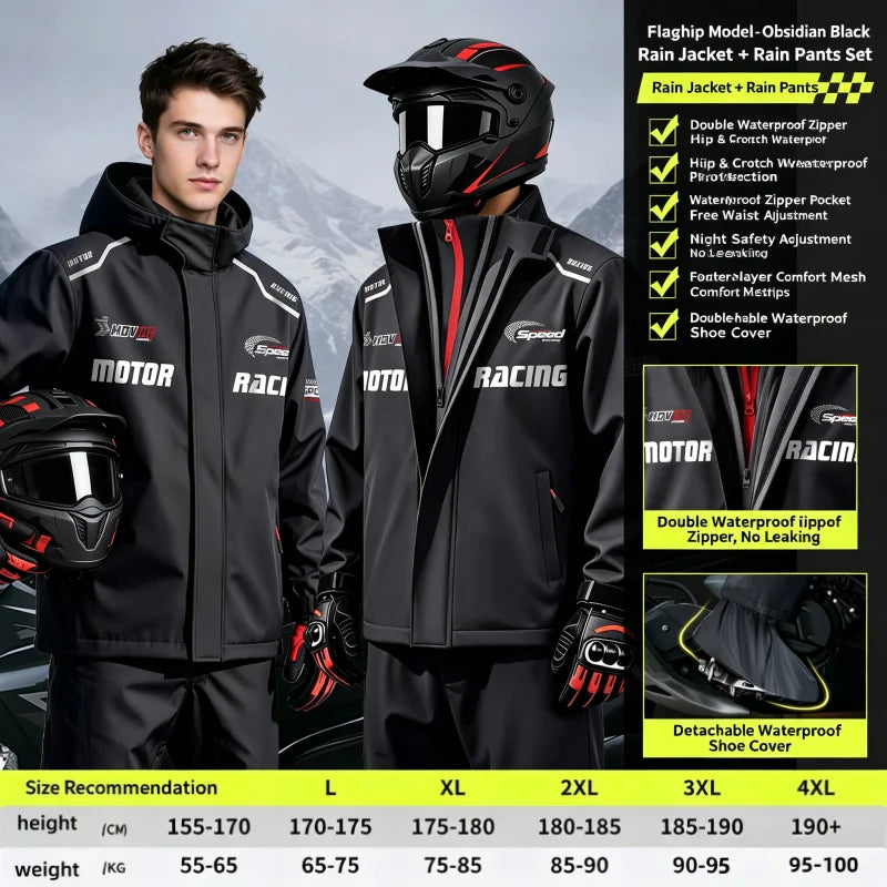 Heavy Duty Waterproof Rain Suit