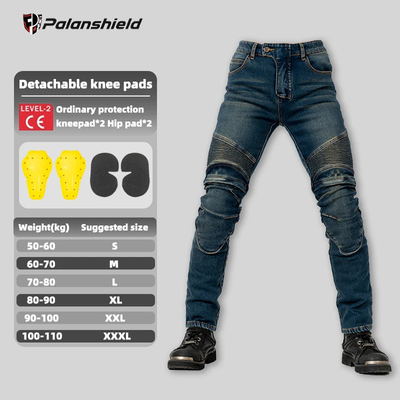 Winter Motorcycle Pants with Protective Gear