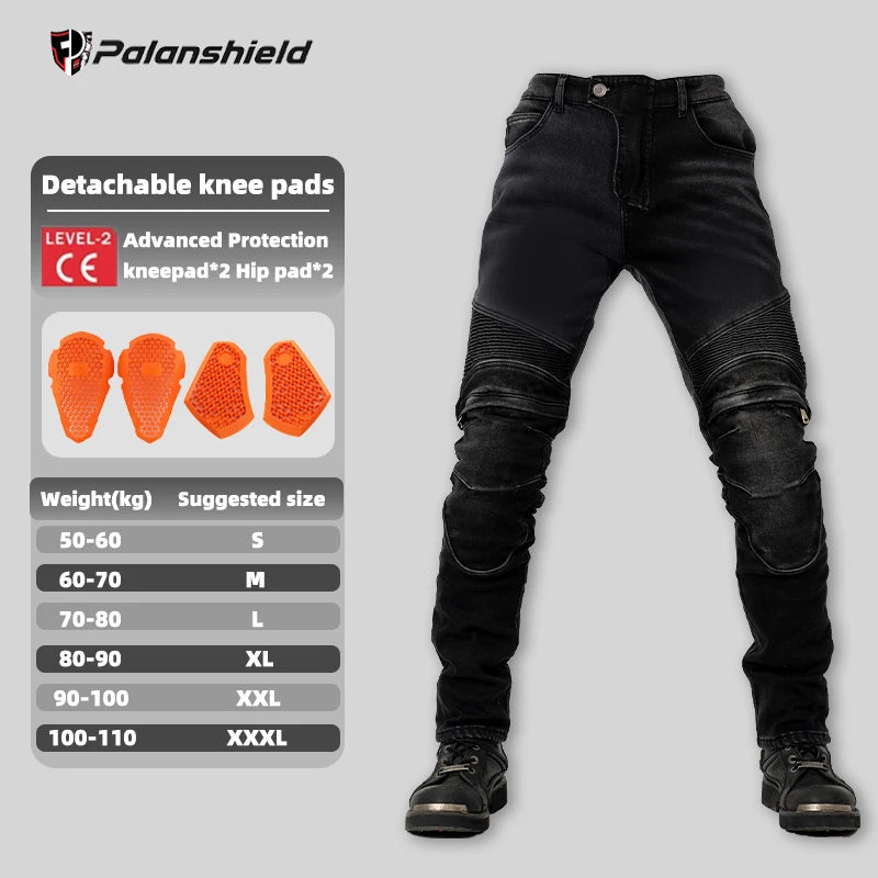 Winter Motorcycle Pants with Protective Gear