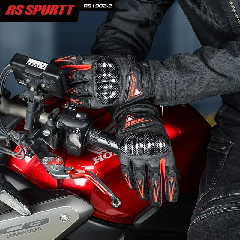 Breathable Mesh Motorcycle Gloves