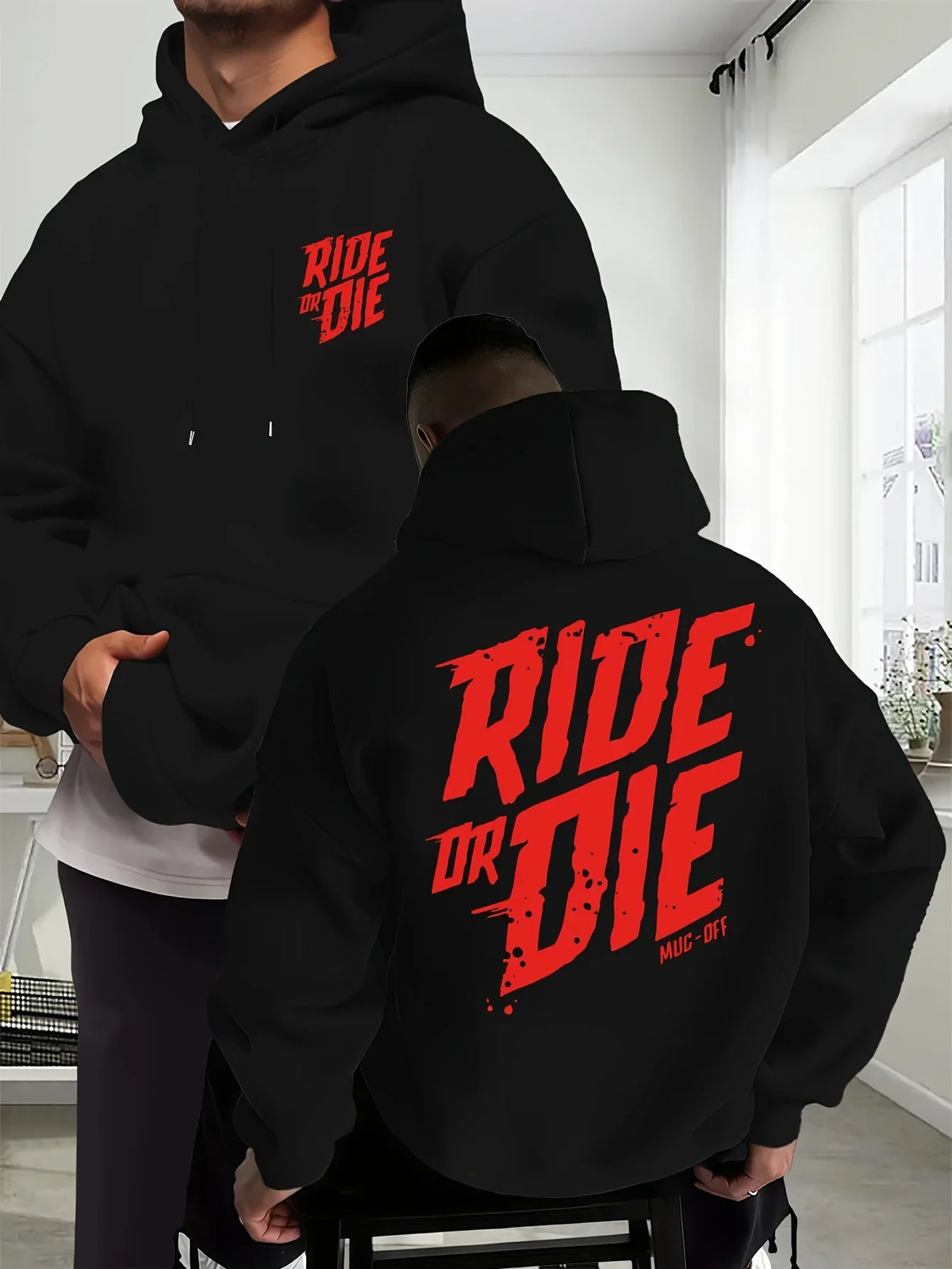 Biker Hoodie Casual