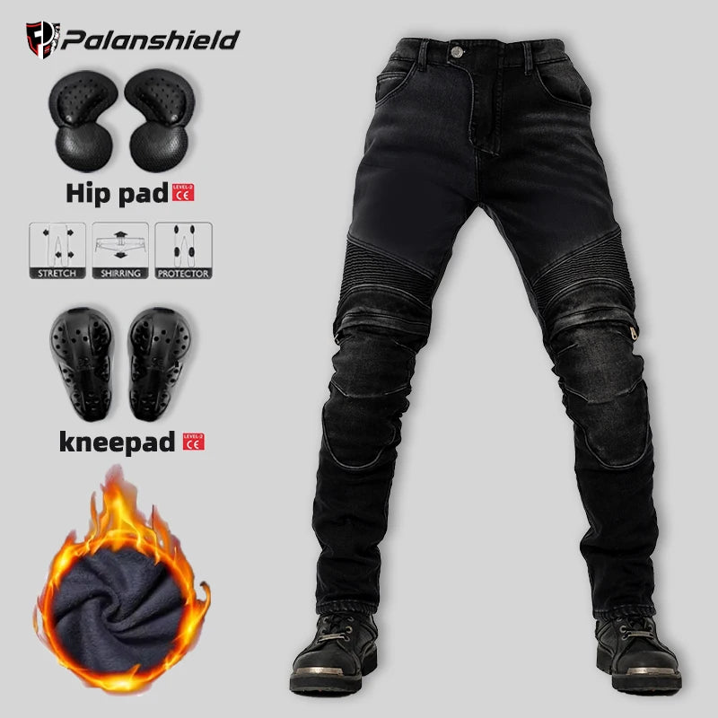 Winter Motorcycle Pants with Protective Gear