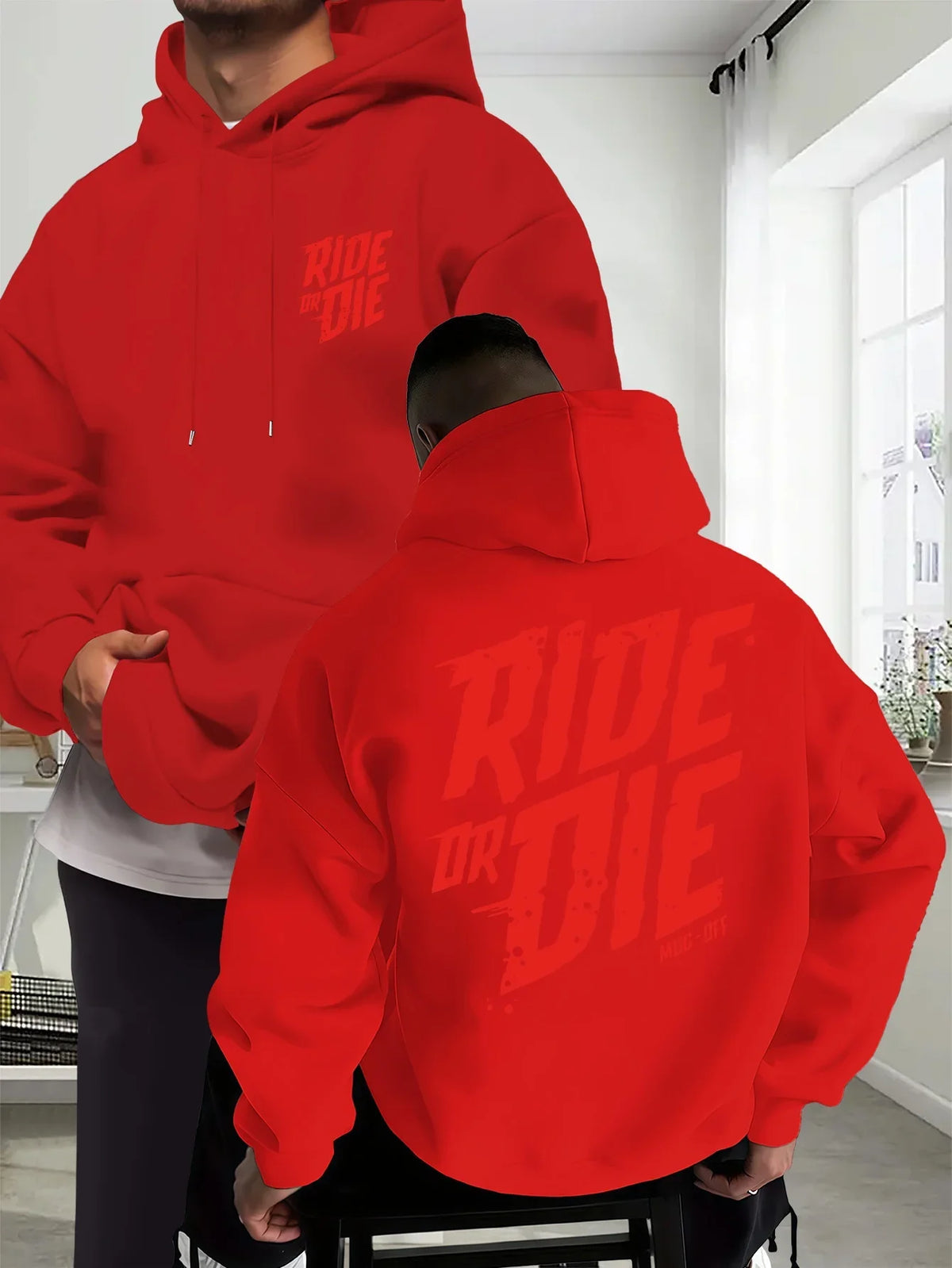 Biker Hoodie Casual