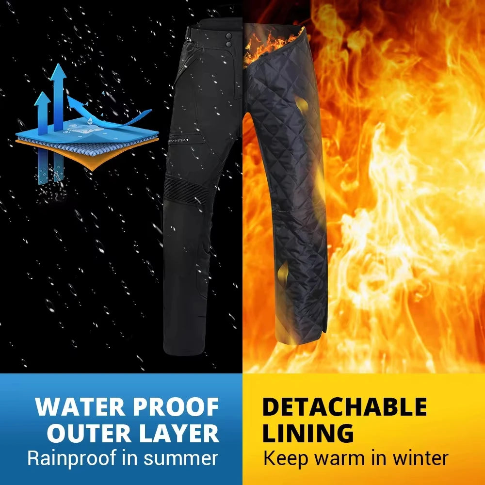 Motorcycle Riding Trousers with Protective Gear