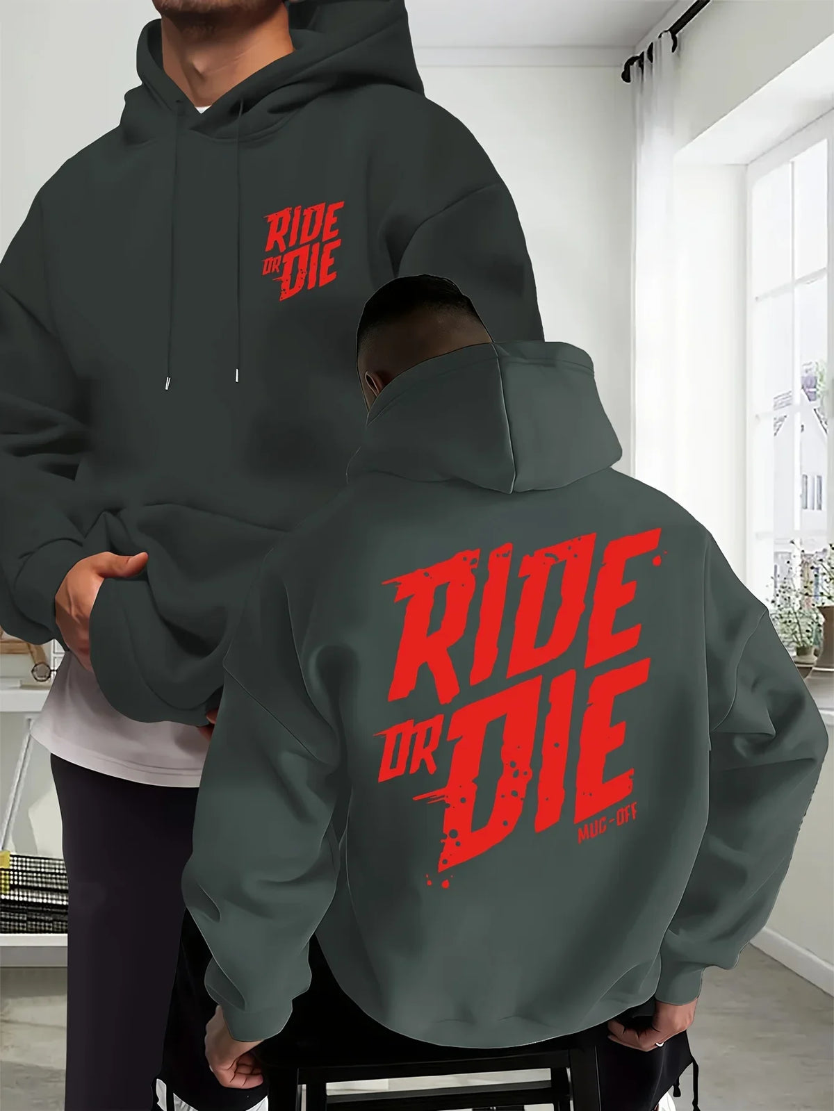 Biker Hoodie Casual
