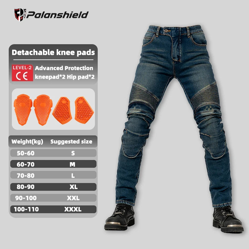 Winter Motorcycle Pants with Protective Gear